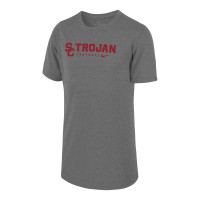 USC Trojans Youth Boys Nike Gray Trojan Football Legend Team Issue T-Shirt